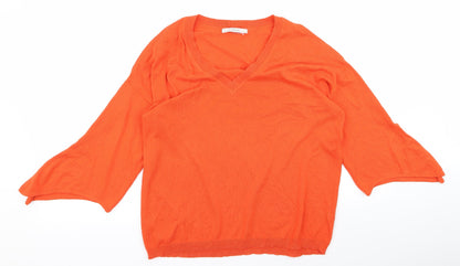 George Womens Orange   Pullover Jumper Size 14