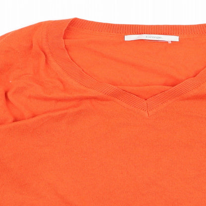 George Womens Orange   Pullover Jumper Size 14