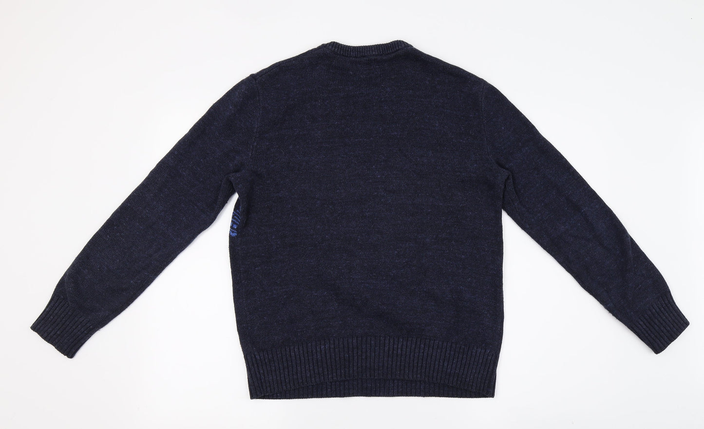 Gap Mens Blue Geometric  Pullover Jumper Size XS