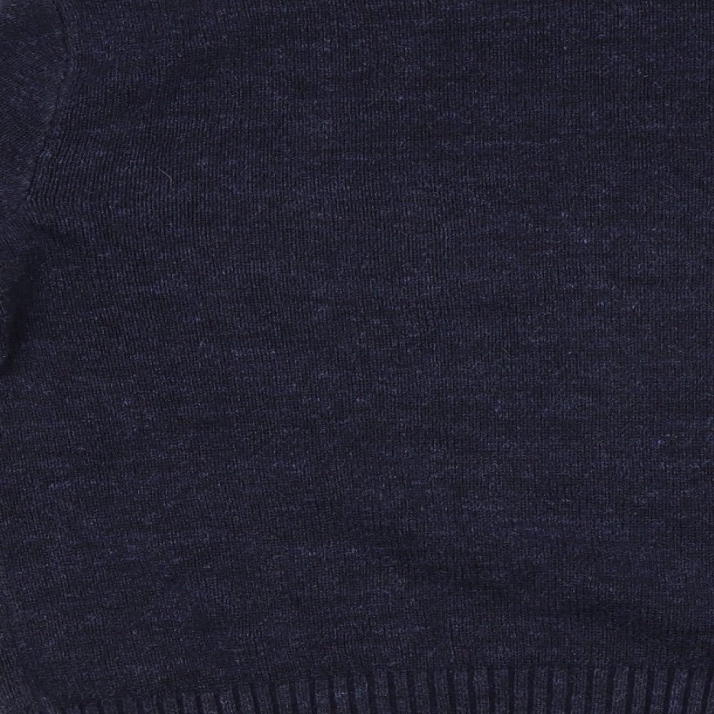 Gap Mens Blue Geometric  Pullover Jumper Size XS