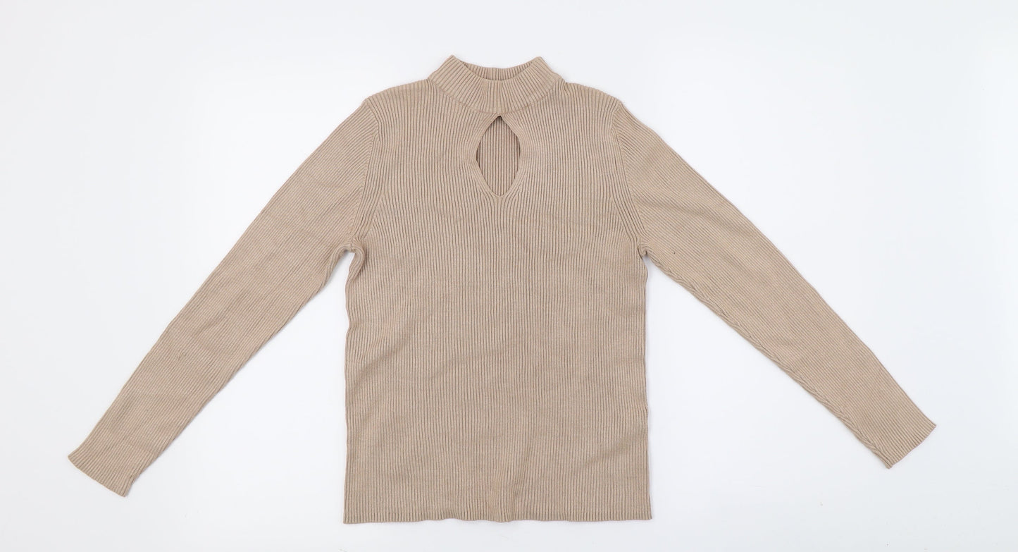 New Look Womens Beige   Pullover Jumper Size 12