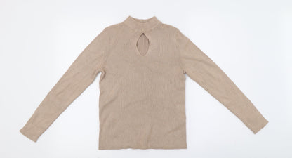 New Look Womens Beige   Pullover Jumper Size 12