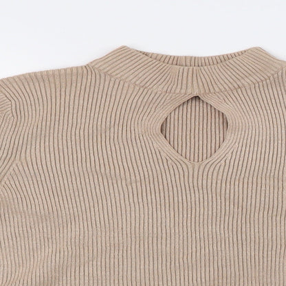 New Look Womens Beige   Pullover Jumper Size 12