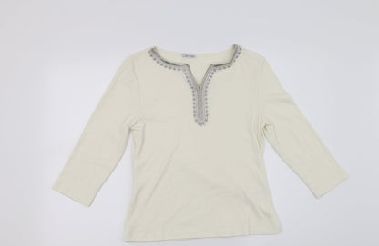 Canvas Womens Beige   Pullover Jumper Size 12