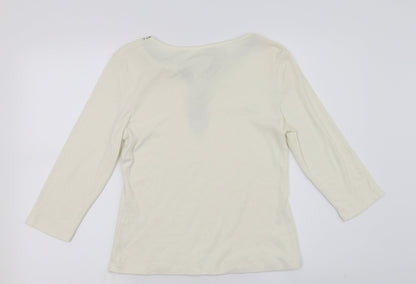 Canvas Womens Beige   Pullover Jumper Size 12