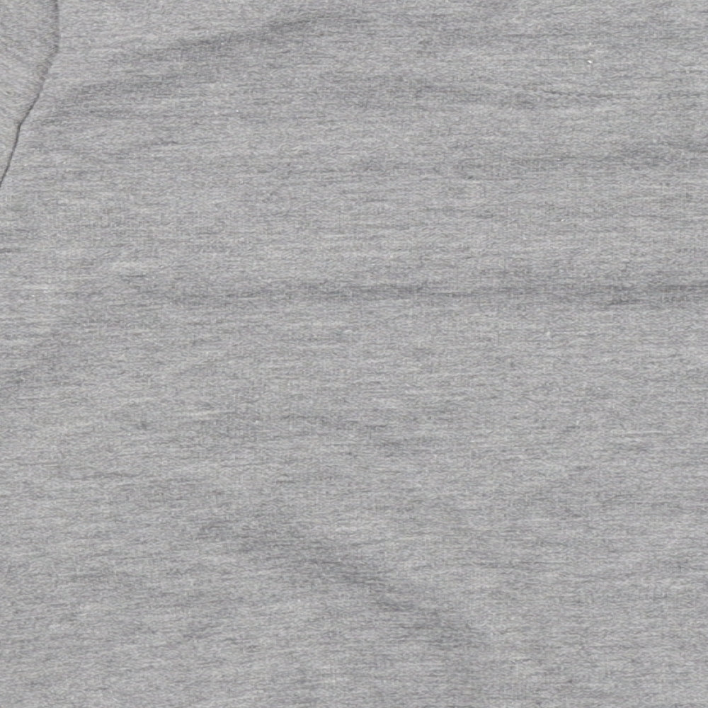 Primark Boys Grey   Henley Jumper Size 6-7 Years  - Writing on top