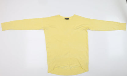 Primark Womens Yellow   Henley Jumper Size 10