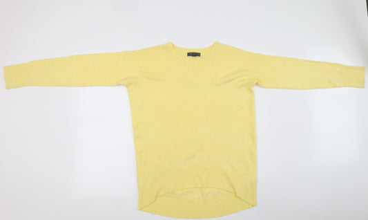 Primark Womens Yellow   Henley Jumper Size 10