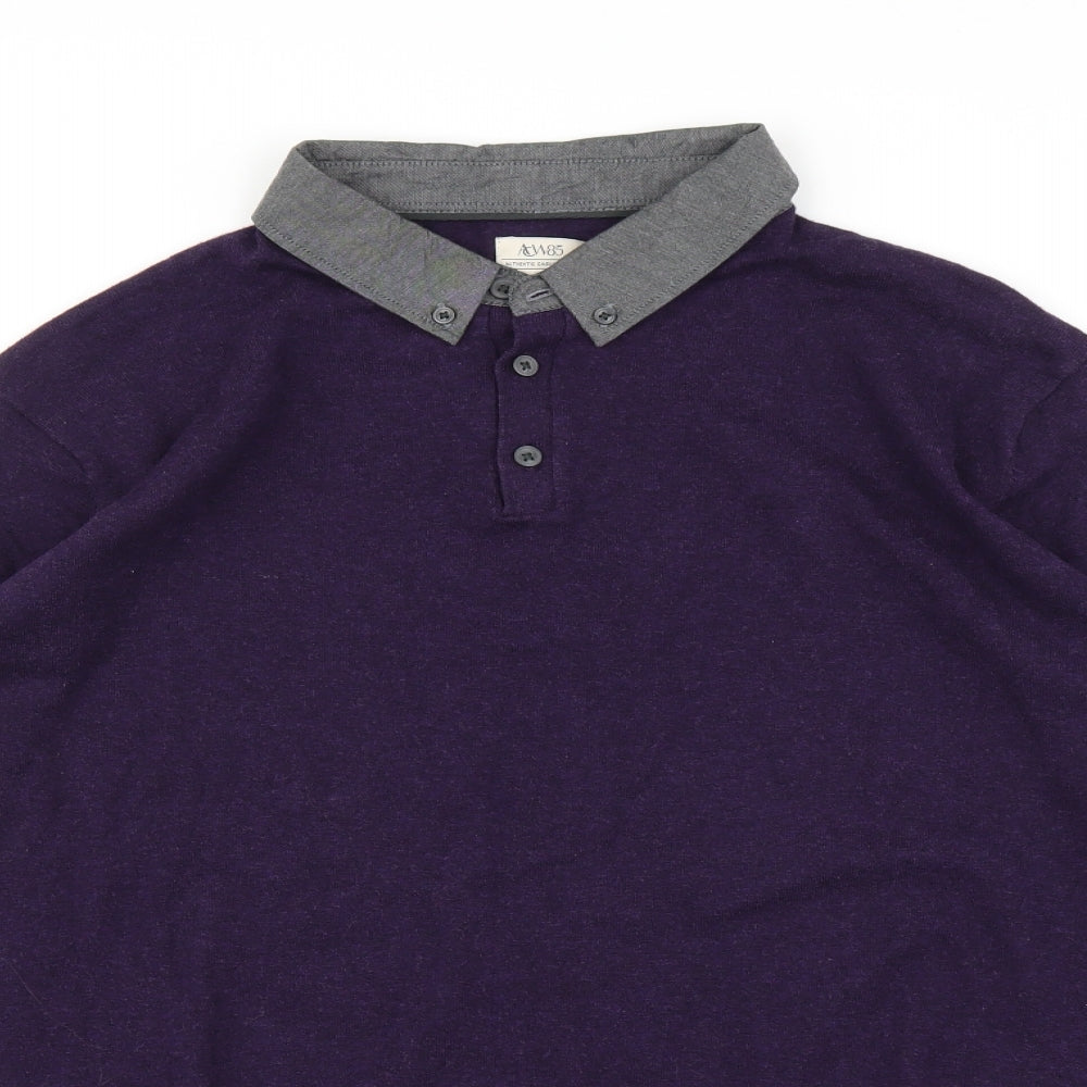 ACW85 Mens Purple    Polo Size XL