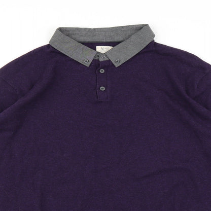 ACW85 Mens Purple    Polo Size XL