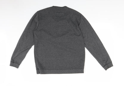 Easy Mens Grey   Pullover Jumper Size M
