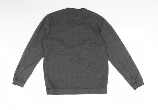 Easy Mens Grey   Pullover Jumper Size M