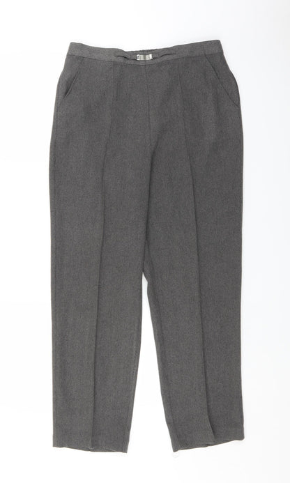 Womens UK Size 12 BM Regular Fit  Grey Trousers