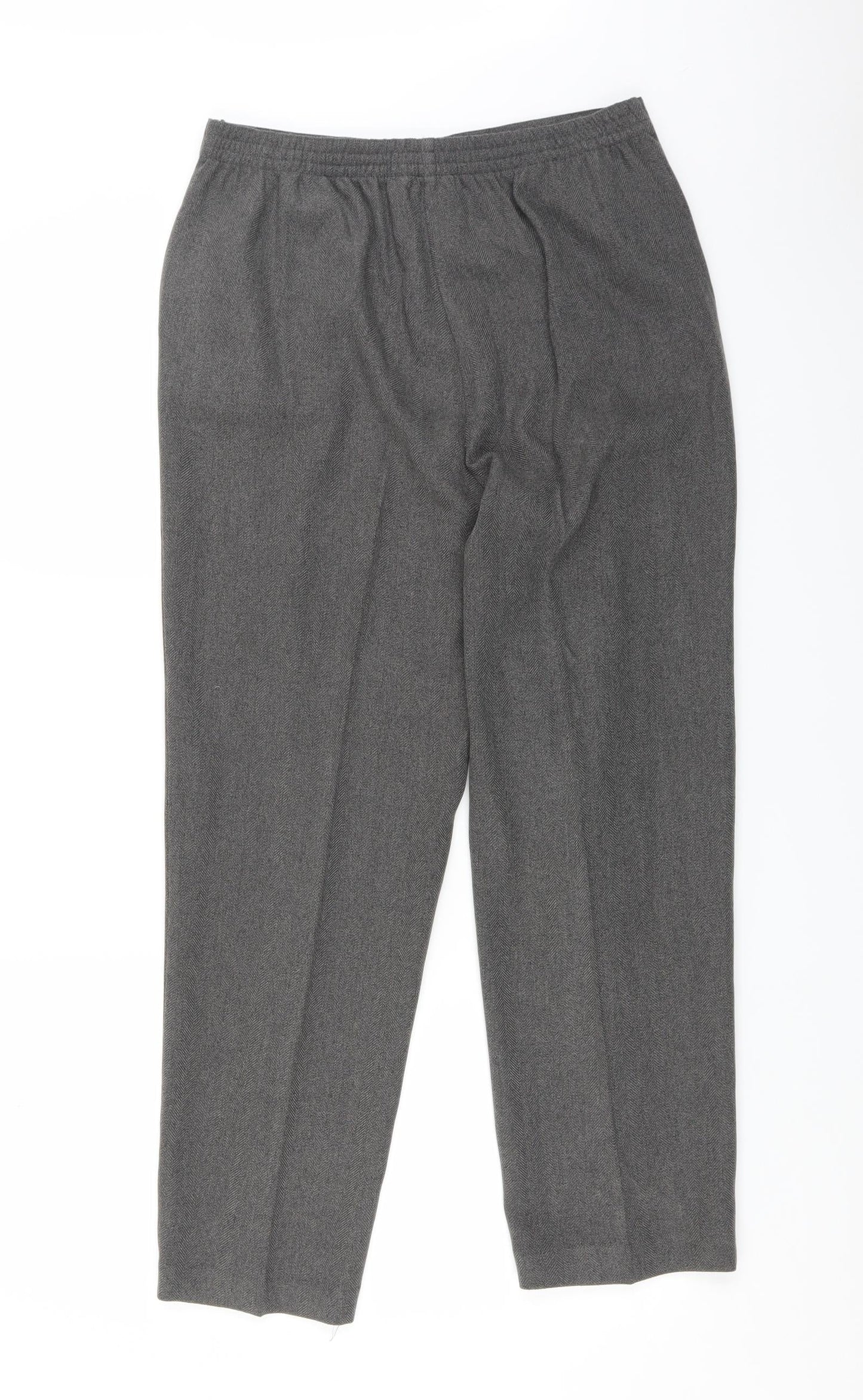 Womens UK Size 12 BM Regular Fit  Grey Trousers
