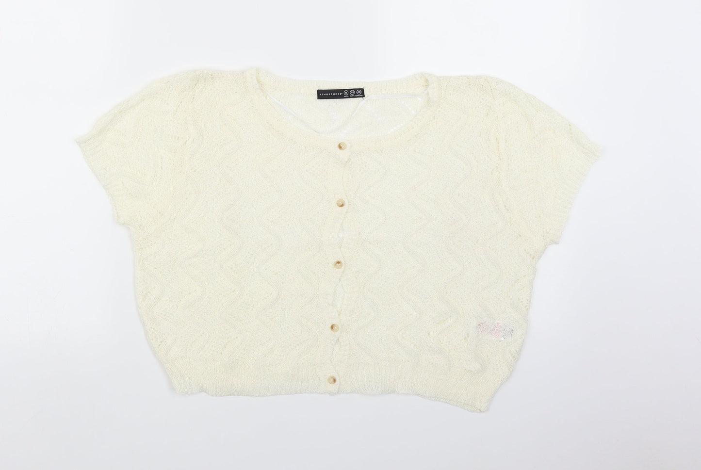Atmosphere Womens White   Cardigan Jumper Size 14