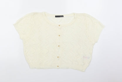 Atmosphere Womens White   Cardigan Jumper Size 14