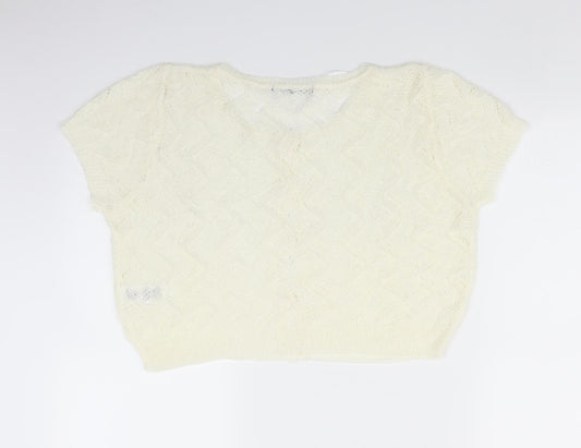 Atmosphere Womens White   Cardigan Jumper Size 14