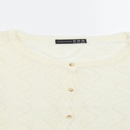 Atmosphere Womens White   Cardigan Jumper Size 14