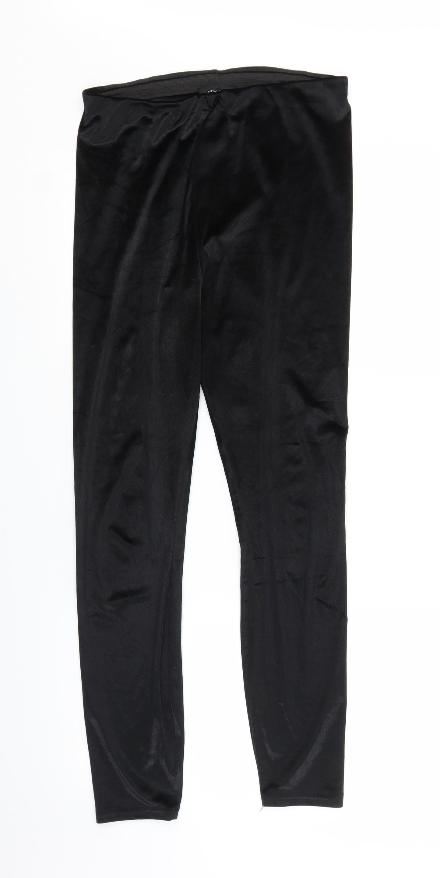 New Look Womens Black   Trousers  Size 12 L25 in