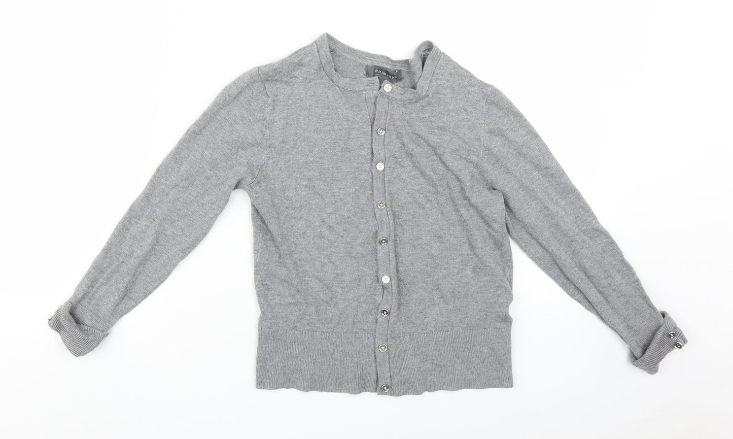 Primark Womens Grey   Cardigan Jumper Size XS
