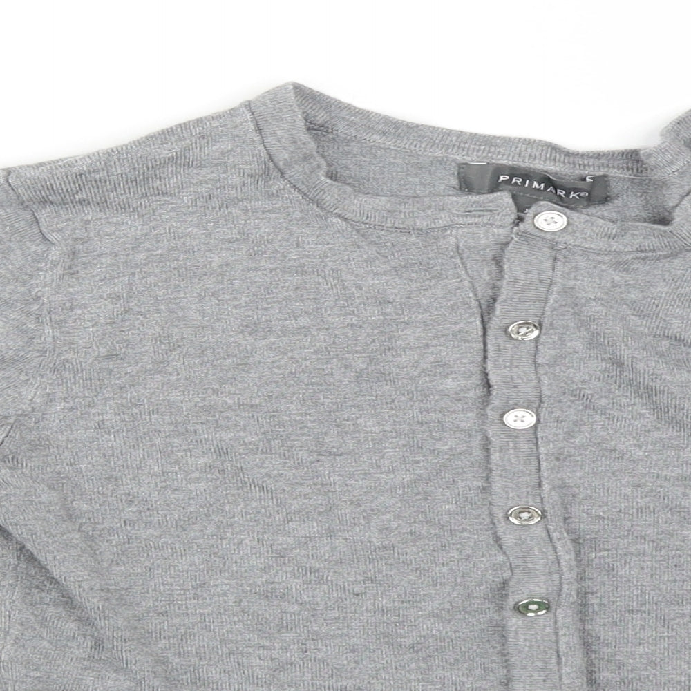 Primark Womens Grey   Cardigan Jumper Size XS