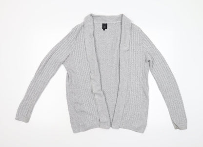 River Island Womens Grey  Knit Cardigan Jumper Size M