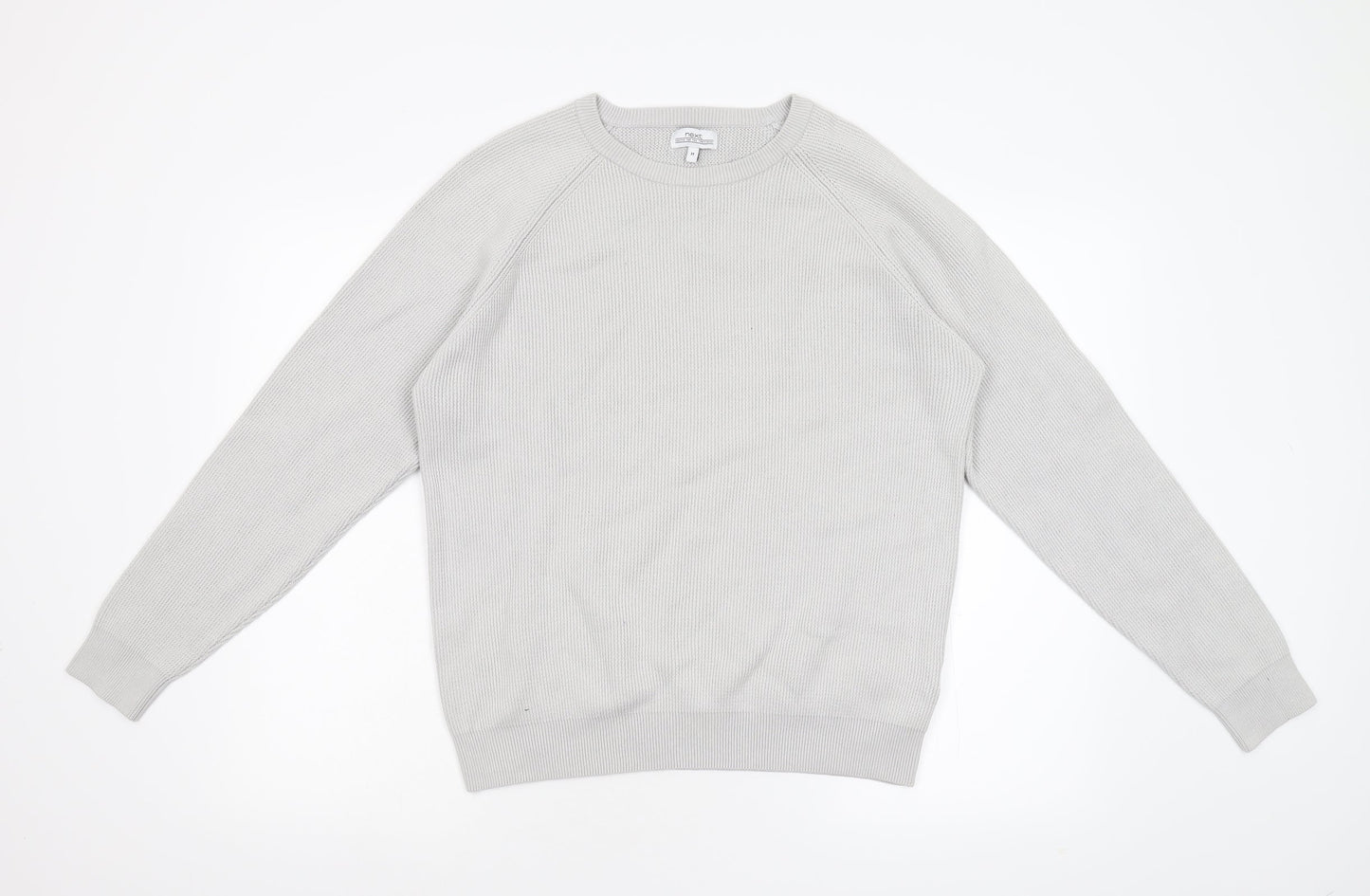 NEXT Mens Grey  Knit Pullover Jumper Size M