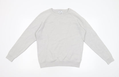 NEXT Mens Grey  Knit Pullover Jumper Size M