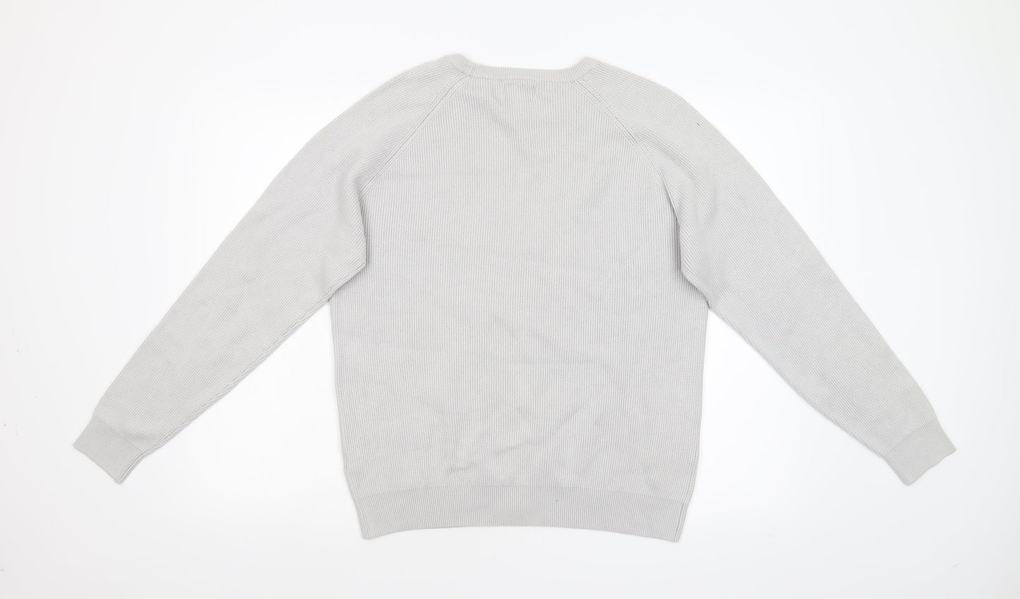 NEXT Mens Grey  Knit Pullover Jumper Size M