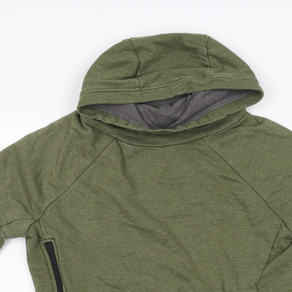 NXT Boys Green  Flannel Pullover Hoodie Size 10 Years