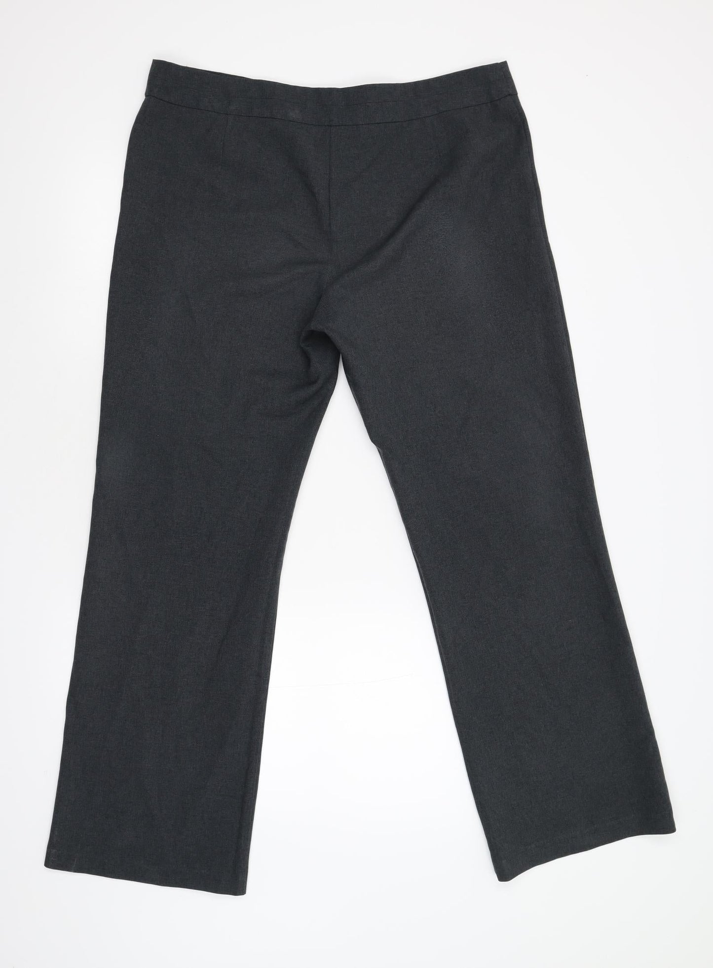 George Womens Grey   Trousers  Size 16 L30 in