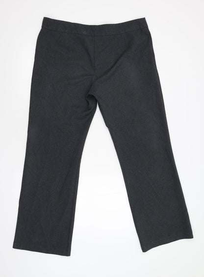 George Womens Grey   Trousers  Size 16 L30 in