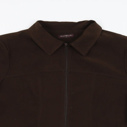 Womens UK Size 12 Sarah Hamilton Brown Jacket