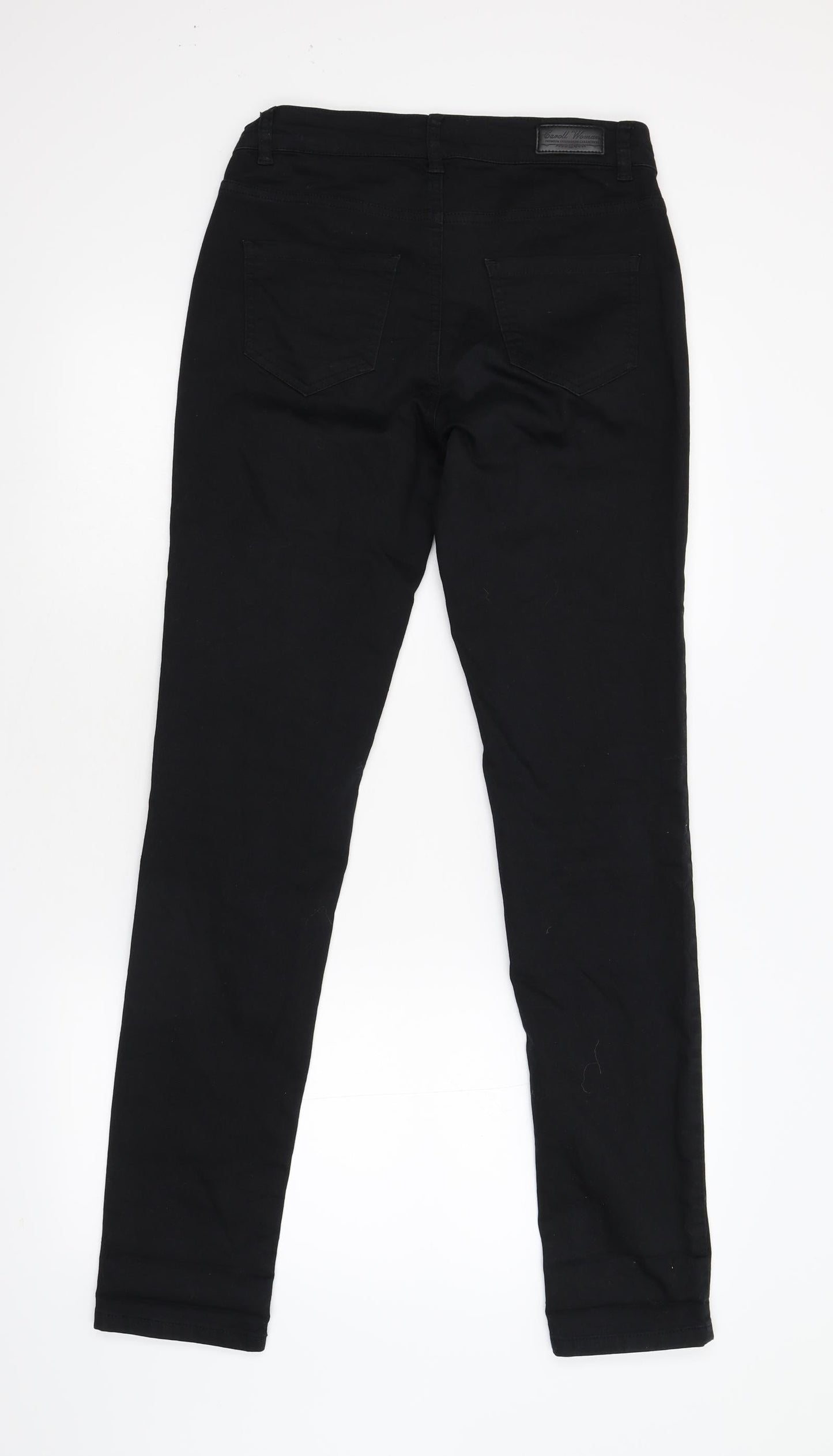Caroll Womens Black  Denim Skinny Jeans Size 38 L30 in