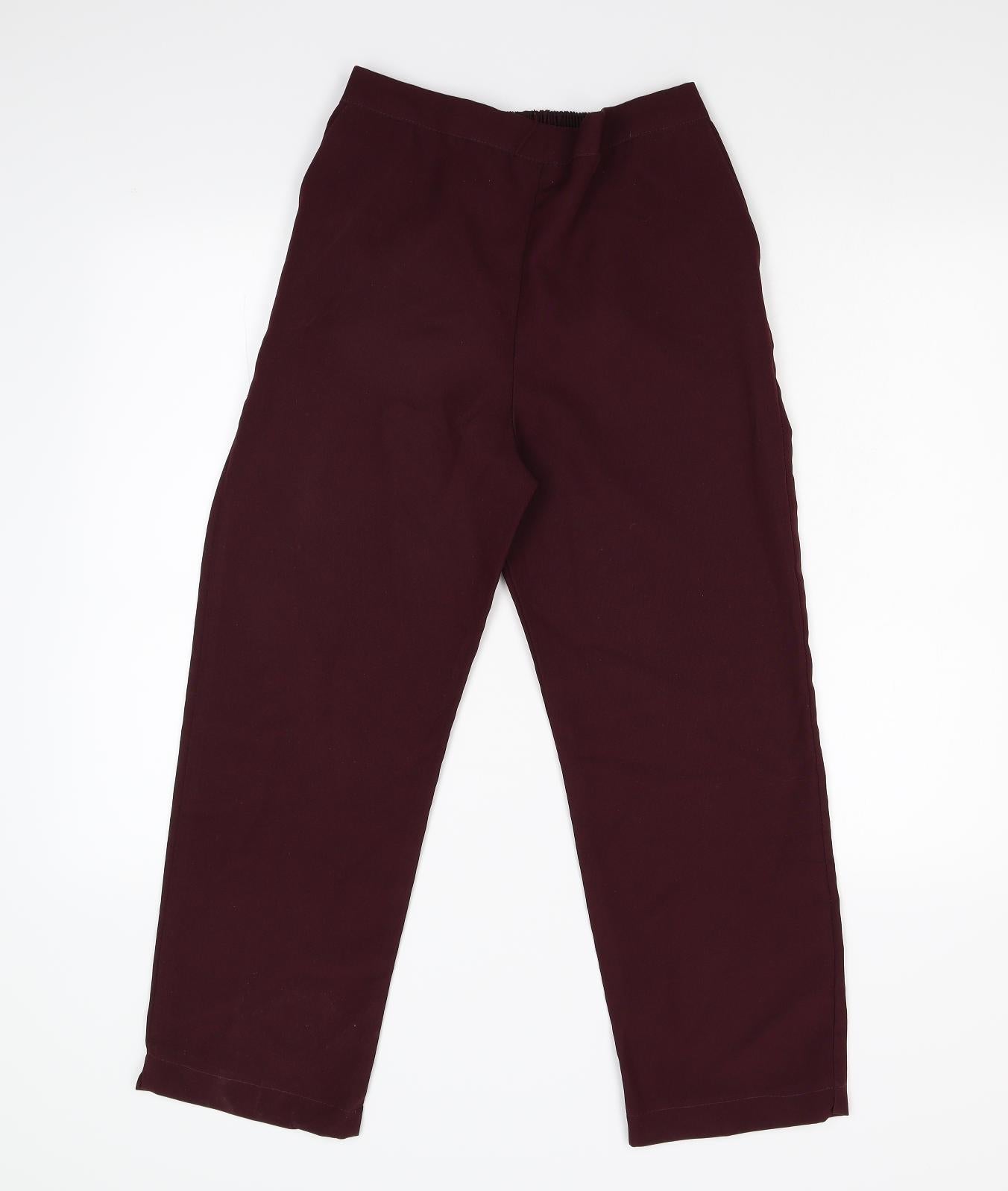 Preworn Girls Red   Carrot Trousers Size 14 Years