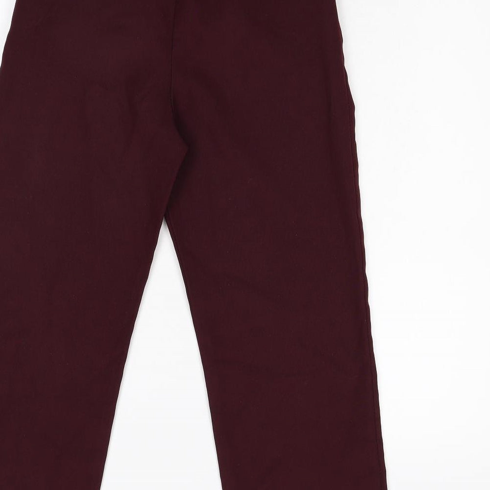 Preworn Girls Red   Carrot Trousers Size 14 Years