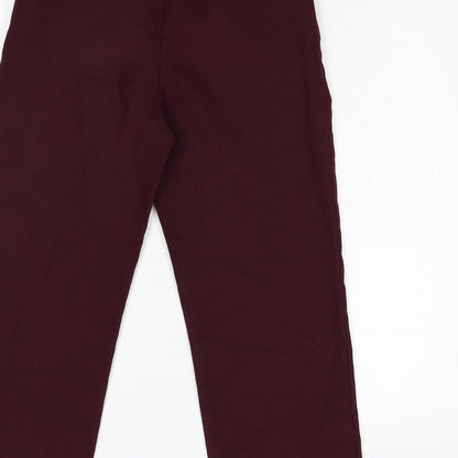 Preworn Girls Red   Carrot Trousers Size 14 Years
