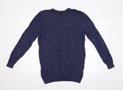 George Mens Blue  Knit Pullover Jumper Size L