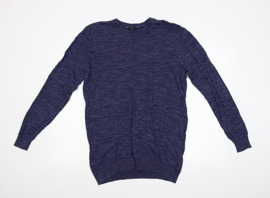 George Mens Blue  Knit Pullover Jumper Size L