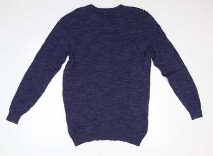 George Mens Blue  Knit Pullover Jumper Size L