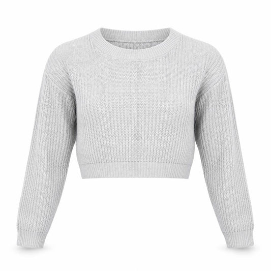 Boohoo Womens Grey   Pullover Jumper Size S