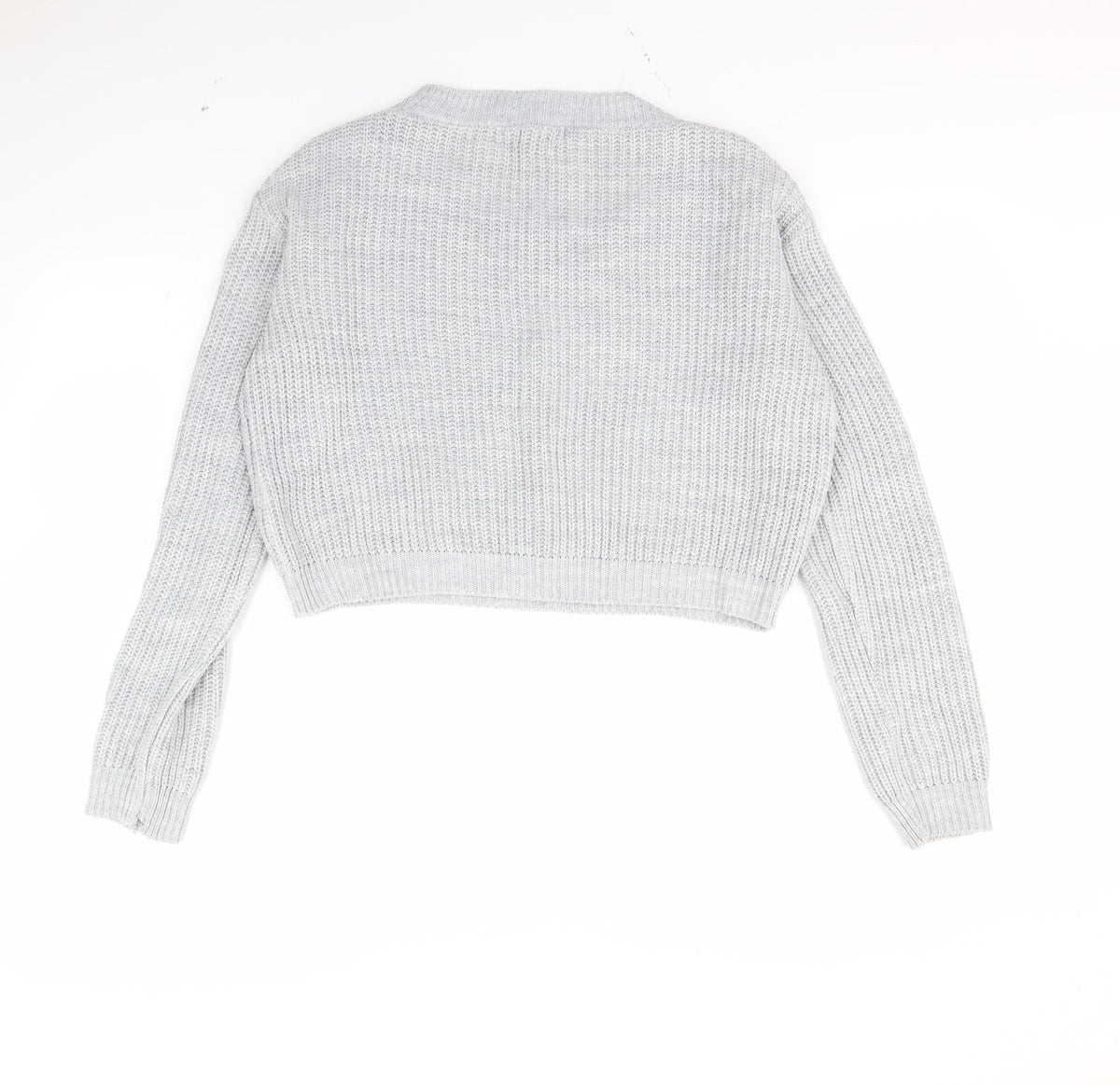 Boohoo Womens Grey   Pullover Jumper Size S