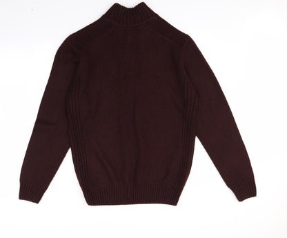 Atlantic Bay Mens Red   Pullover Jumper Size M