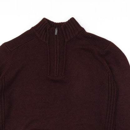 Atlantic Bay Mens Red   Pullover Jumper Size M