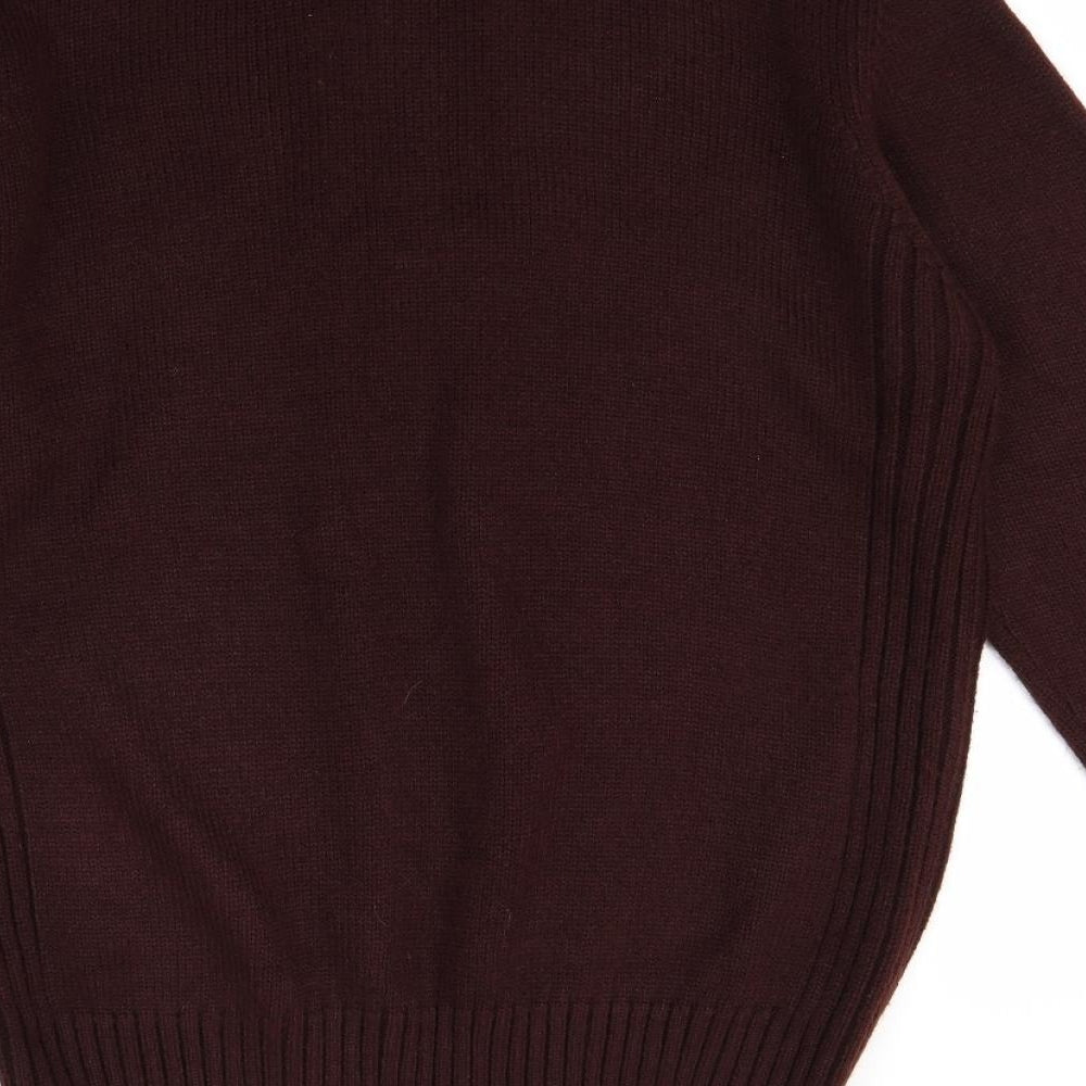 Atlantic Bay Mens Red   Pullover Jumper Size M