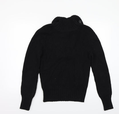 Magliera Moro Womens Black  Knit Pullover Jumper Size M