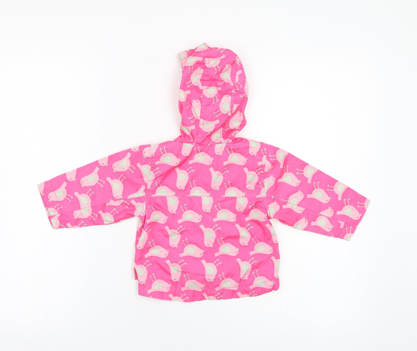 Debenhams Baby Multicoloured Geometric  Anorak Jacket Size 6-9 Months  - Bird
