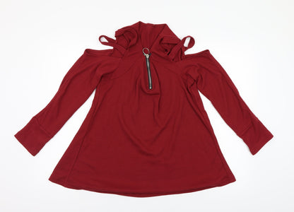 Preworn Womens Red   Pullover Jumper Size M