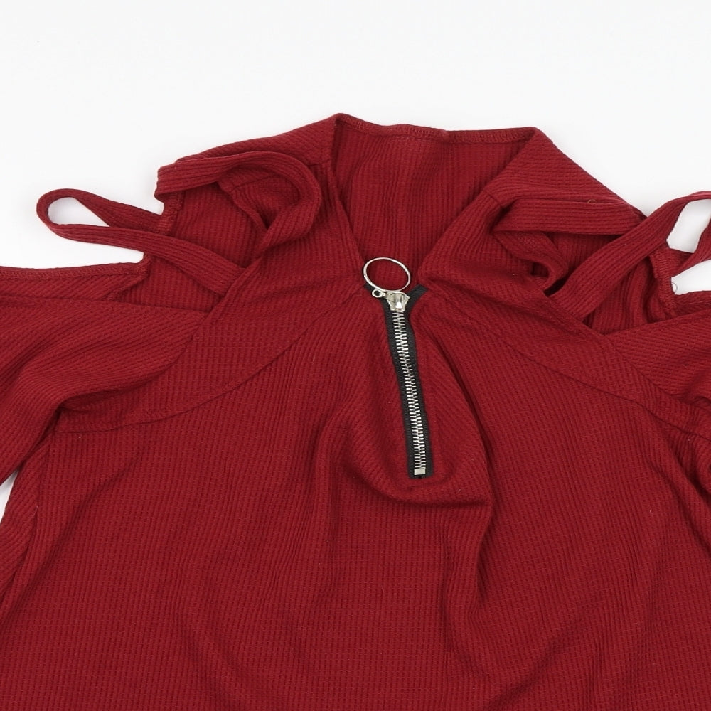 Preworn Womens Red   Pullover Jumper Size M