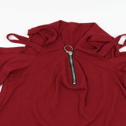 Preworn Womens Red   Pullover Jumper Size M